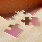Pfirsich Pink Rose Jigsaw Puzzle (Seite)