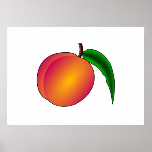 Pfirsich Poster