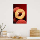 Pfirsich Poster (Küche)