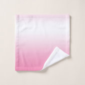 Pfirsich rosa Ombre Steigungs-Farbbad-Tuch-Set Badhandtuch Set (Waschlappen)