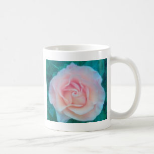 Pfirsich-Rose Kaffeetasse