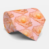 Pfirsich-Rose Krawatte (Gerollt)