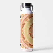 Pfirsich-Rosetten-Wasserflasche Trinkflasche (Vorne)