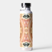 Pfirsich-Rosetten-Wasserflasche Trinkflasche (Rechts)