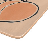 Pfirsich Schneidebrett (Ecke)