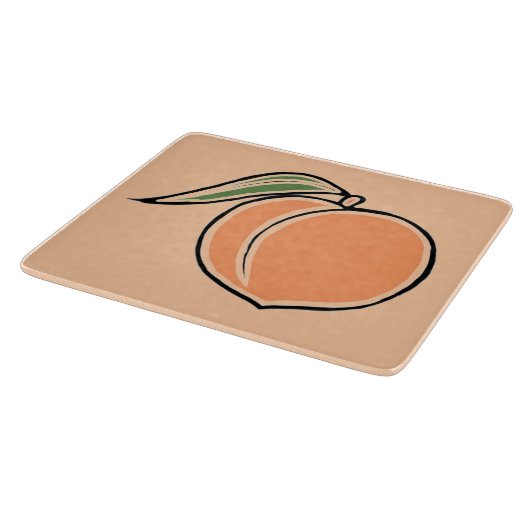 Pfirsich Schneidebrett (Ecke)