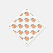 Pfirsich Serviette (Ecke)