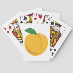 Pfirsich Spielkarten