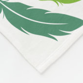 Pfirsich stellte Lovebirds gegenüber Fleecedecke (Ecke)