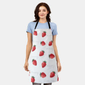 Pfirsich-Strawberry Schürze (Getragen)