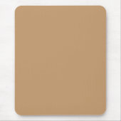 Pfirsich-Tan-Farbbblock | Sanfte Hochzeitsgestaltu Mousepad (Vorne)