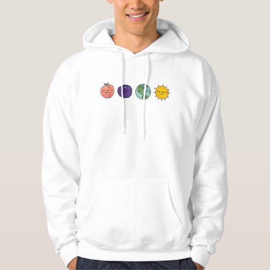 Pfirsich TFB Hoodie (Vorderseite)