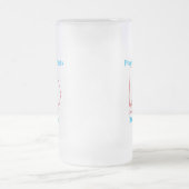Pfirsich trifft Bama Frosted Mug Mattglas Bierglas (Mittel)