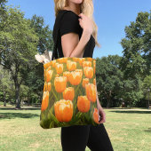 Pfirsich-Tulpen-Tasche Tasche