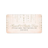 Pfirsich-u. Adressaufkleber (Vorne)