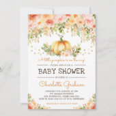 Pfirsich u. erröten einladung (Vorderseite)