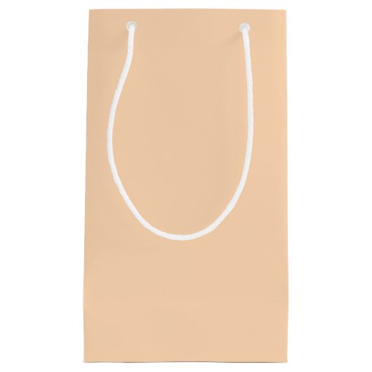 Pfirsich und Creme  Kleine Geschenktüte (Vorderseite)