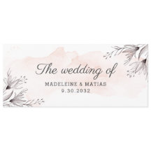 Pfirsich und graue Blüten Blüte auf der Hochzeit d