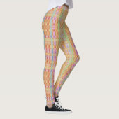 Pfirsich und Karierte Leggings (Rechts)