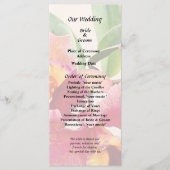 Pfirsich- und Karmesinrote Cattleya-Orchideen Programm (Vorderseite)