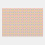 Pfirsich und Lilac Geschenkpapier Set (Vorderseite 2)