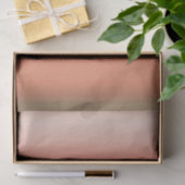 Pfirsich- und Olivenstreifen Seidenpapier (Geschenk)