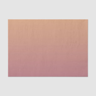 Pfirsich und Pflaume Ombre Steigung Seidenpapier