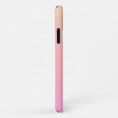 Pfirsich und rosa Farbverlauf Case-Mate iPhone Hülle (Hinten/Rechts)