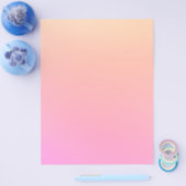 Pfirsich und rosa Farbverlauf Flyer (Einzeln)