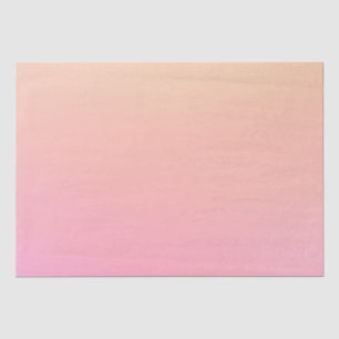 Pfirsich und rosa Farbverlauf Seidenpapier