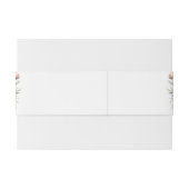 Pfirsich und Weiße Blüte Einladungsbanderole (Rückseitenbeispiel)