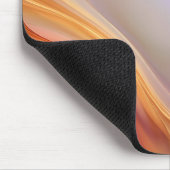 Pfirsich-Violette Fluid-Ströme-Mauspad Mousepad (Ecke)