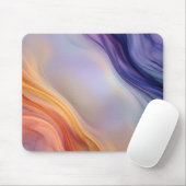 Pfirsich-Violette Fluid-Ströme-Mauspad Mousepad (Mit Mouse)