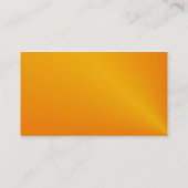 Pfirsich-Visitenkarte Visitenkarte (Rückseite)