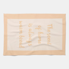 Pfirsich - weiß geschirrtuch