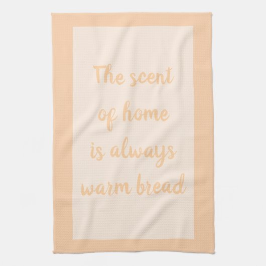 Pfirsich - weiß geschirrtuch (Vertikal)