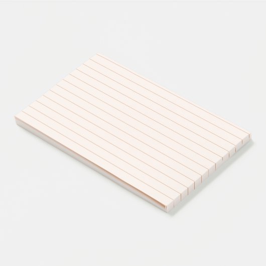 Pfirsichästhetische weiträumige Post-it-Notizen Post-it Klebezettel (angewinkelt)