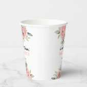 Pfirsichbäonchen Blumenspießtasse Pappbecher (Rechts)