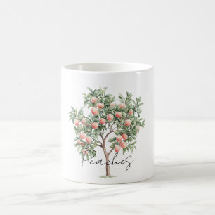 Pfirsichbaum Pfirsiche  Kaffeetasse