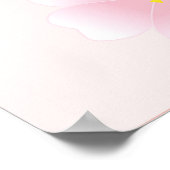 Pfirsichbaumblüten Poster (Ecke)