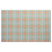 pfirsichblau Limon kariert Stoff (Fat Quarter (45,7 x 55,9 cm))