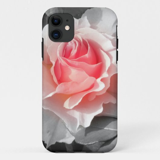 Pfirsichbliss-Rose Case-Mate iPhone Hülle (Rückseite)