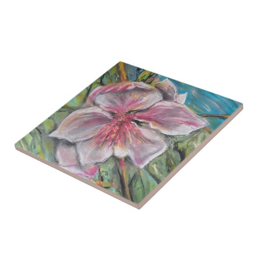 Pfirsichblüte Fliese (Seite)