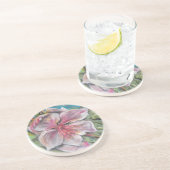 Pfirsichblüte Getränkeuntersetzer (Seite)