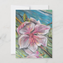 Pfirsichblüte Postkarte