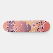 Pfirsichblüte Skateboard (Horizontal)