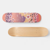 Pfirsichblüte Skateboard (Horizontal)
