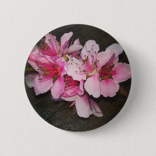 Pfirsichblüten Button