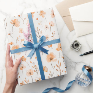 Pfirsichblüten Geburtstag Geschenkpapier