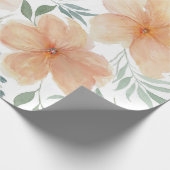 Pfirsichblüten Geschenkpapier (Ecke)